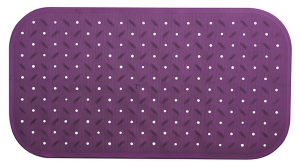 MSV protiskluzová podložka do vany CLASS Premium, fialová, SBS kaučuk, 36 x 76 cm
