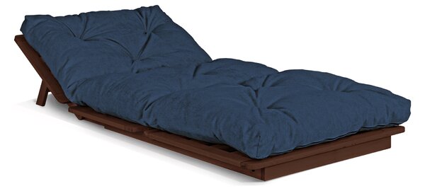 MarLiving Rozkládací futonové křeslo LAYTI 03 90 cm z masivu/modré