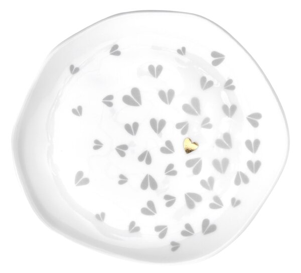 Porcelánový talířek Hearts 14 cm