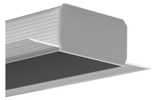 Difuzor KLUŚ LIGER-45 pro LED hliníkové profily Barva: Mléčná, Délka: 1m