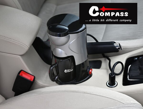 Compass Kávovar - překapávač 12V 170W 15A 150ml Compass