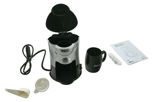 Compass Kávovar - překapávač 12V 170W 15A 150ml Compass