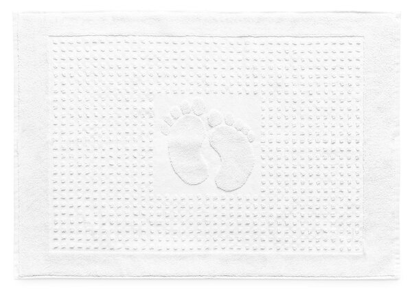 PODLOŽKA DO KOUPELNY HOTEL FEET BÍLÁ 50X70 CM
