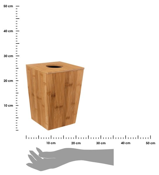 Odpadkový koš Terre, bambus, 6L