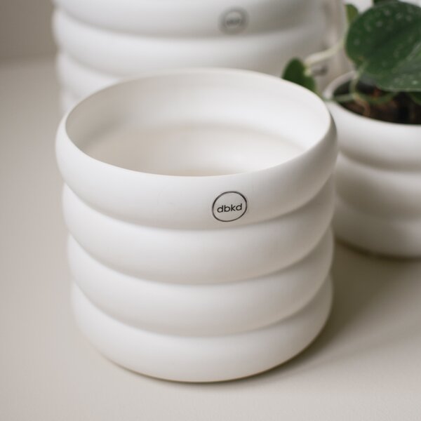 DBKD Květináč Mud Medium - White DK105