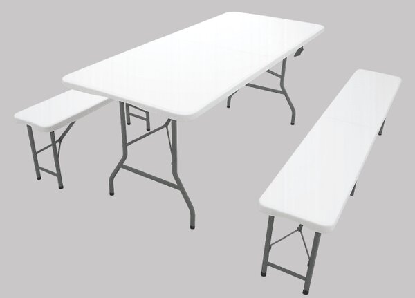 Plastový pivní set – 180 cm