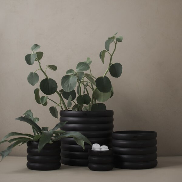DBKD Květináč Mud Small - Black DK153