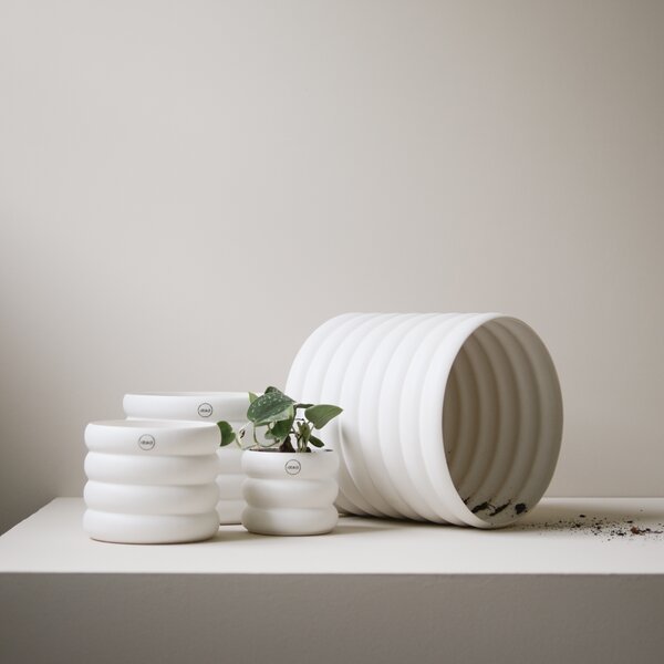 DBKD Květináč Mud Medium - White DK105