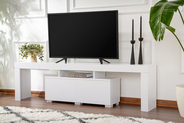 TV stolek/skříňka Endlava (přírodní bílá)