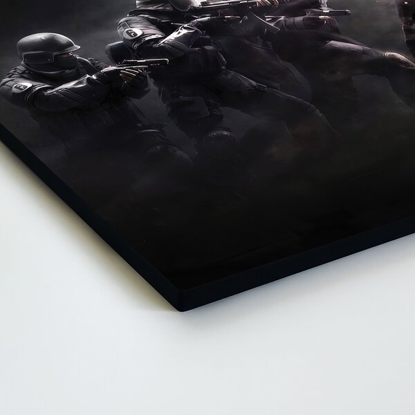 DUBLEZ | Dřevěný obraz pro hráče - Rainbow Six Siege | UV tisk, Premium