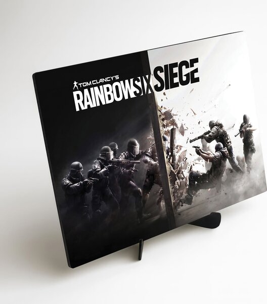 DUBLEZ | Dřevěný obraz pro hráče - Rainbow Six Siege | UV tisk, Premium