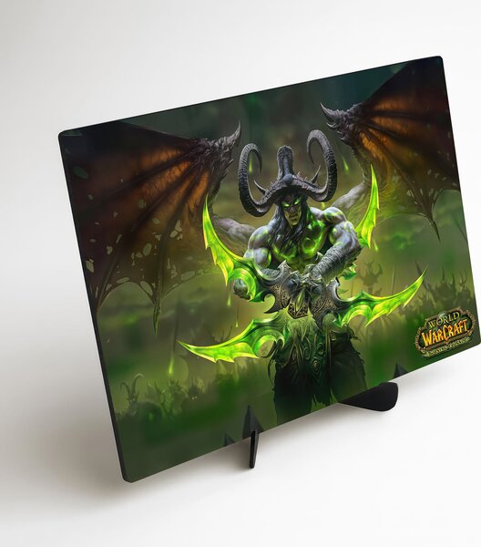 DUBLEZ | Obraz World of Warcraft - Illidan Stormrage | UV tisk, Premium