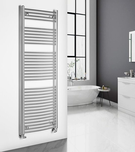 Aqualine ALYA otopné těleso oblé 600x1703mm, chrom LLC205