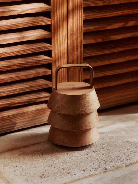 Ferm Living Přenosná lampa Luver, natural 1104271033
