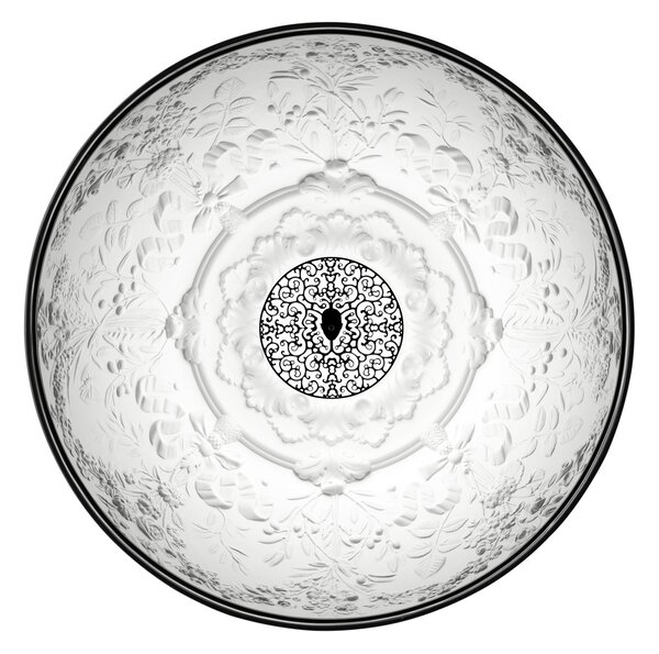 Flos F0002031 Skygarden S2, matně černé závěsné svítidlo s vnitřním štukem, 1x205W E27, prům. 90cm