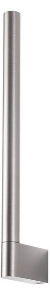 Redo 01-4240 Cityline, niklové nástěnné svítidlo, LED 8,5W 2700K, stmívatelné, výška 44,5cm, IP54