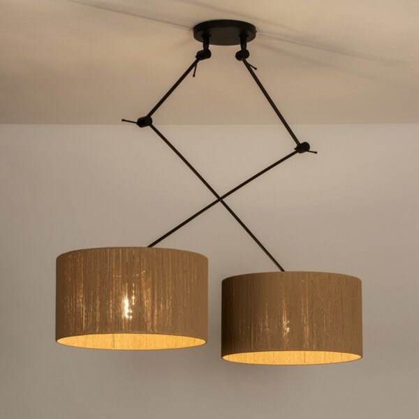 Závěsné svítidlo Snap Duo Seil and Black (LMD)
