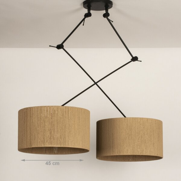 Závěsné svítidlo Snap Duo Seil and Black (LMD)