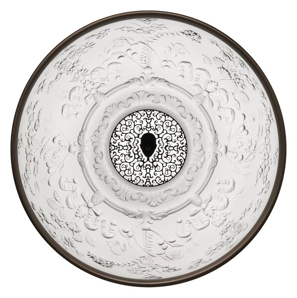 Flos F6405047 Skygarden small, matně hnědé závěsné svítidlo s vnitřním štukem, 1x10W E27, prům. 40cm