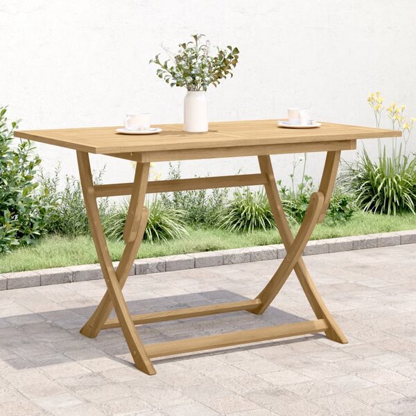 Skládací zahradní stůl 120 x 70 x 75 cm masivní akáciové dřevo