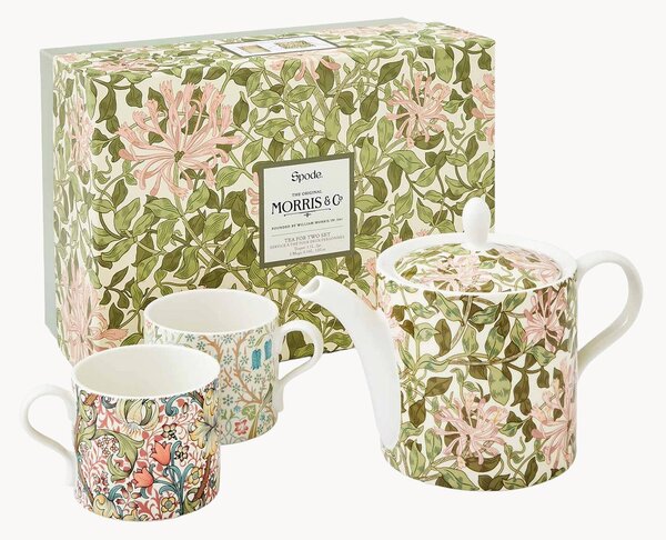 Porcelánová čajová sada Morris & Co., 3 díly