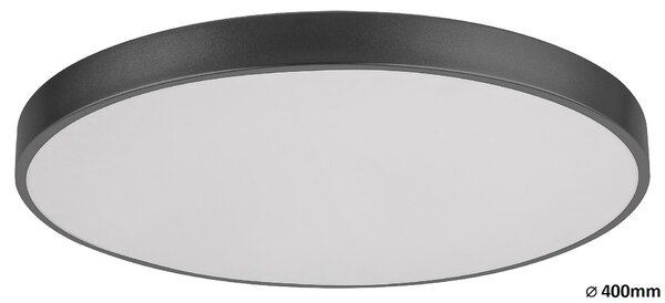 Rabalux 3314 Tesia LED Moderní stropní svítidlo | Teplá bílá | 36W | Bílá | Černá - r-3314
