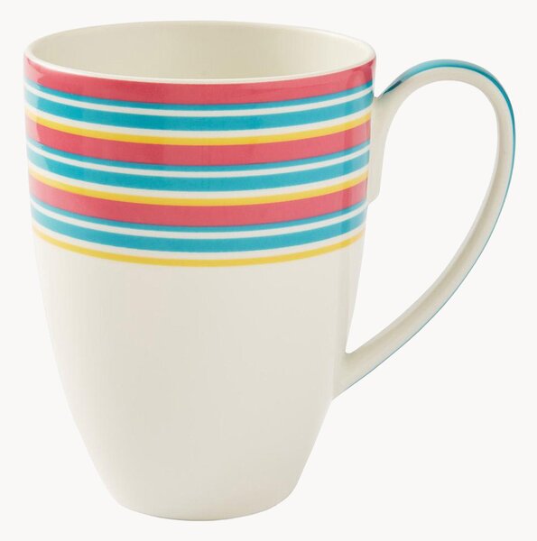 Sada hrnků z porcelánu Calypso Stripe, 4 díly