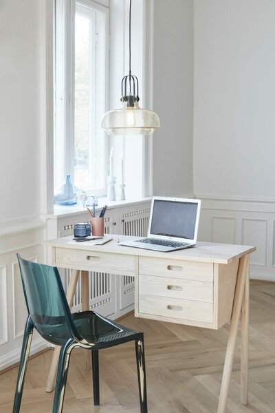 Hübsch Skleněné závěsné svítidlo Nordic 35 cm