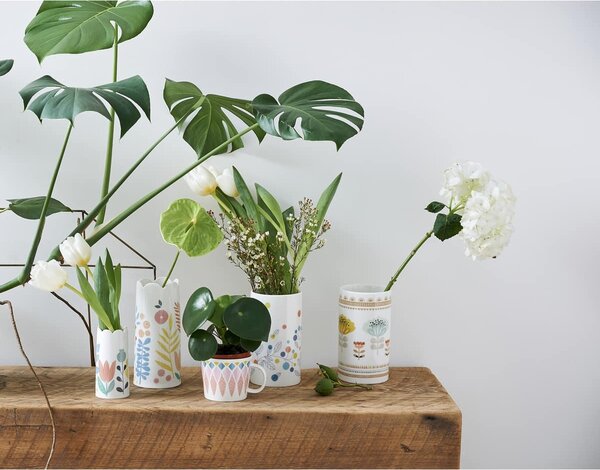 Mini Labo Porcelánová dóza s retro potiskem