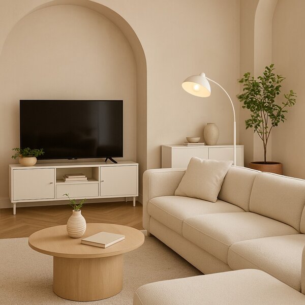 Rabalux 5239 Daron Stojací lampa | E27 | Bílá - r-5239