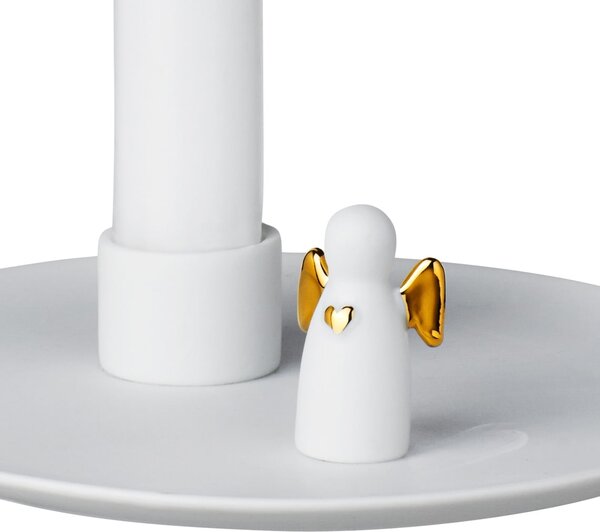 Porcelánový svícen Angel's Light Gold