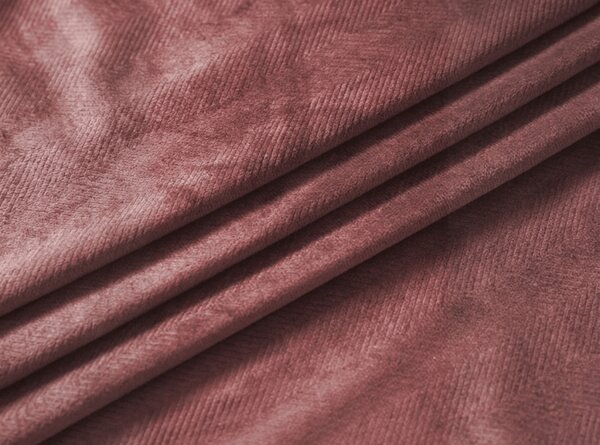 Zatemňovací závěs ELVIO VELVET 140x250 cm, starorůžový Zavěšení: Kovové kroužky