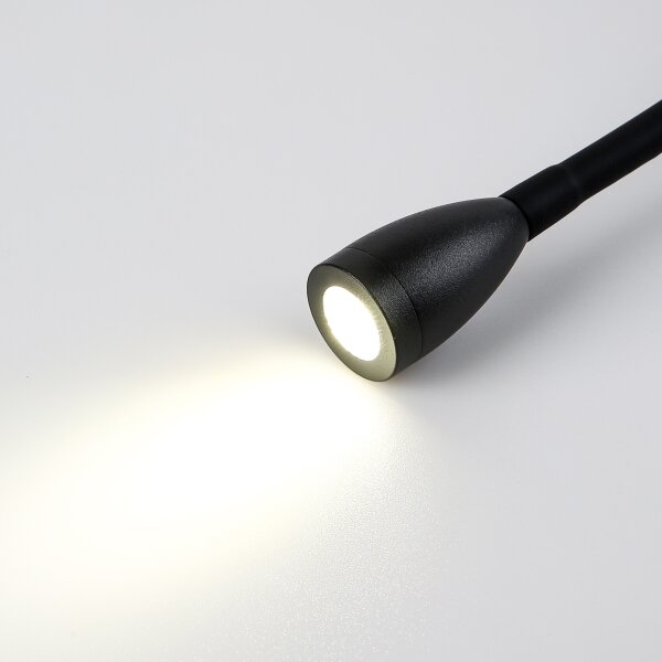 Brilagi - LED Flexibilní nástěnná lampa MAYA Double LED/4W/230V + LED/3W černá