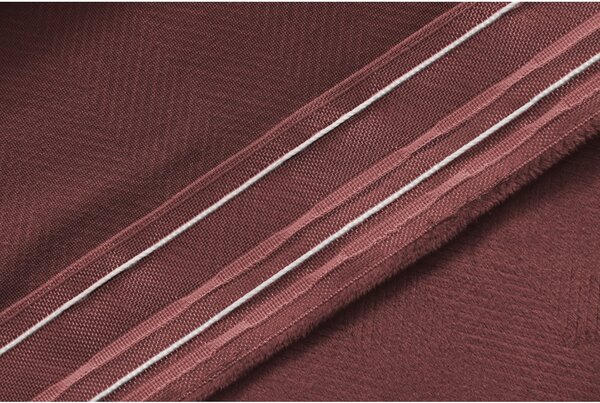 Zatemňovací závěs ELVIO VELVET 140x250 cm, starorůžový Zavěšení: Kovové kroužky