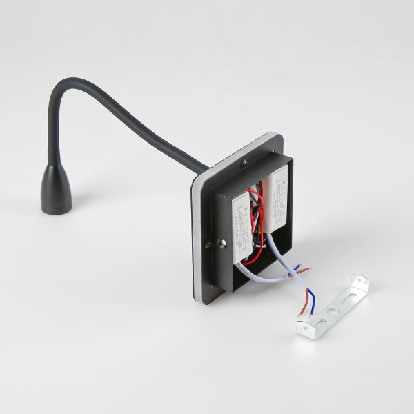 Brilagi - LED Flexibilní nástěnná lampa MAYA Double LED/4W/230V + LED/3W černá