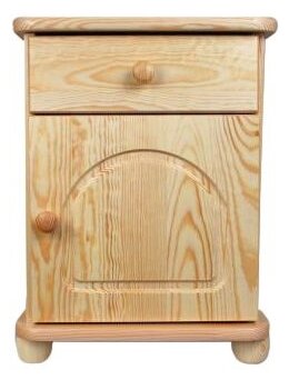 Vomaks unit, s.r.o. Noční stolek 27 Klasik masiv borovice Barva: surové dřevo