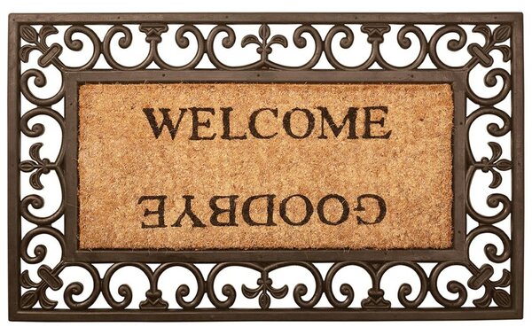 Venkovní rohožka Welcome/Goodbye, 75,5x40 cm