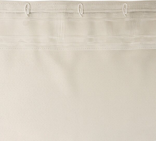 Hotový závěs BASIC na řasicí pásce 140x280cm šedobéžová blackout 1 ks