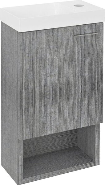 Sapho LATUS XI umyvadlová skříňka 30x53x16, 5cm, dub stříbrný LT711-1111