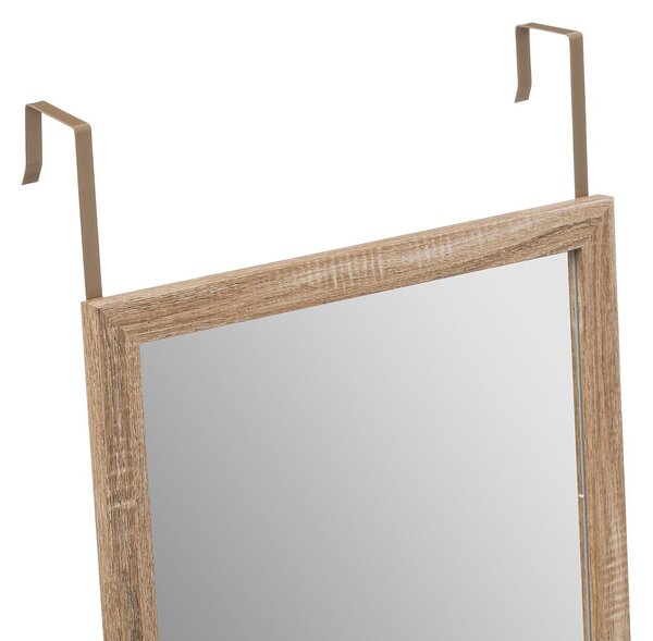 Závěsné zrcadlo Basic, hnědé BS