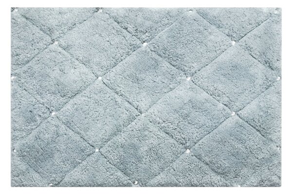 PŘEDLOŽKA DO KOUPELNY CHIC2 50X70 CM STŘÍBRNÁ