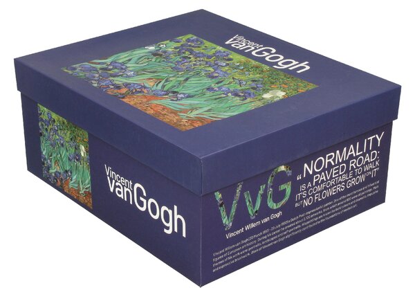 Porcelánový šálek s podšálkem Van Gogh Irises 250 ml sada 2ks