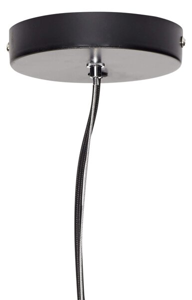 Hübsch Závěsné kovové svítidlo Black 35 cm