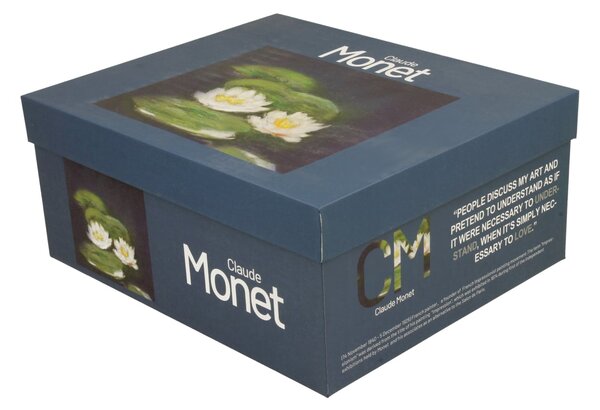 Porcelánový šálek s podšálkem Monet Nenufars 270 ml sada 2ks