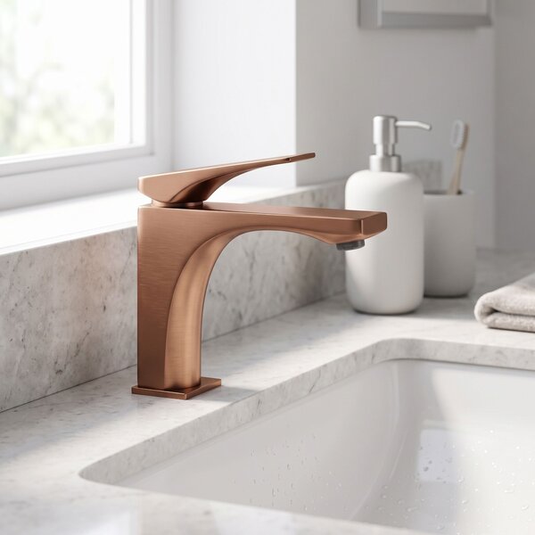 Rea, Umyvadlová baterie PREMIUM REA Joe Brush Copper low, REA-B8936