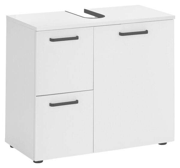 SKŘÍŇKA POD UMYVADLO, bílá, bílá, 70/60/35 cm MID.YOU - Koupelnové série, Online Only