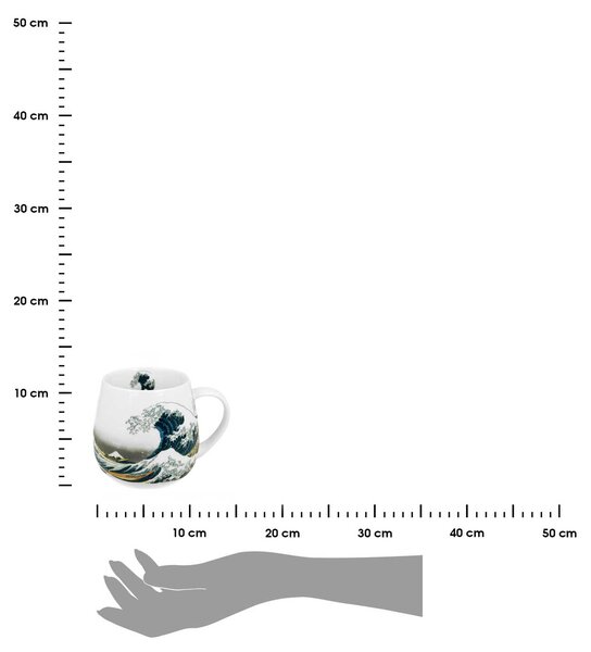 Porcelánový hrnek Hokusai The Great Wave 430 ml