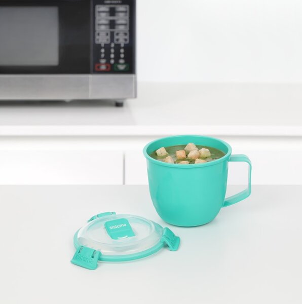 Sistema Hrnek na polévku Microwave Small Soup Mug 565 ml, mátová