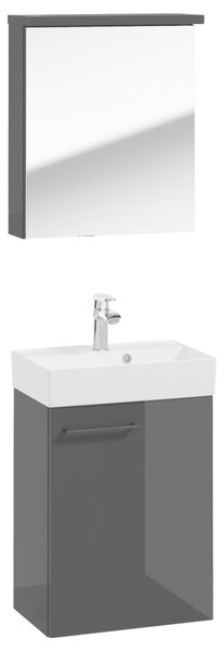 KOUPELNA PRO HOSTY, antracitová, 50 cm MID.YOU - Koupelnové série, Online Only