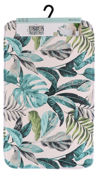 Předložka do koupelny Jardin, 45x75 cm, vícebarevná